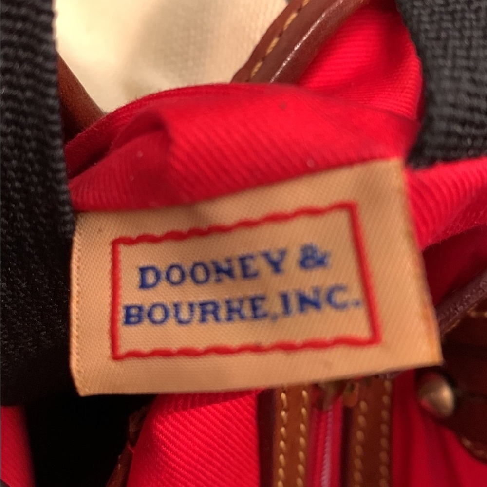 Dooney & Bourke Zebra Print Wilson Canvas & Leather Satchel - Picture 10 of 11